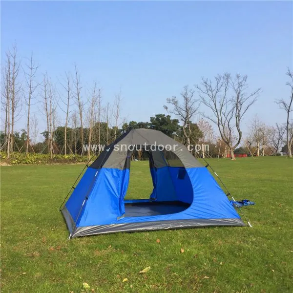 Camping Tent For 2 Man Outdoor Equipment Mountain Glamping Tents Blue photo-4
