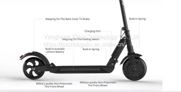 Cheap 8 Inch Electric Kick Scooter Easy Folding photo-4