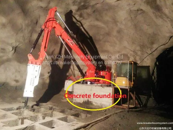 Feeder Stationary Pedestal Rockbreaker System For Gyratory Crusher photo-3