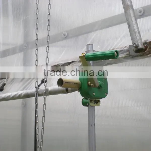 Manual Greenhouse Plastic Film Rolling up Winch Unit photo-5