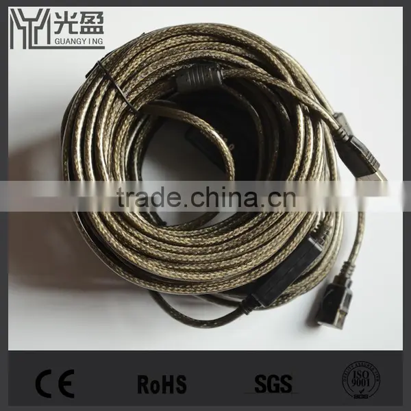 Extender USB 2.0 Bridge Cable Extension Cable With Active Repeater 30M