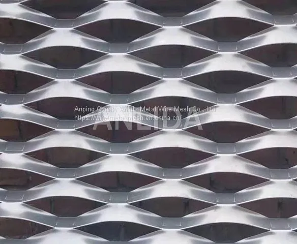 Aluminium Expanded Metal Mesh Color Aluminium Walkway Mesh Aluminum Metal Mesh Factory China photo-4