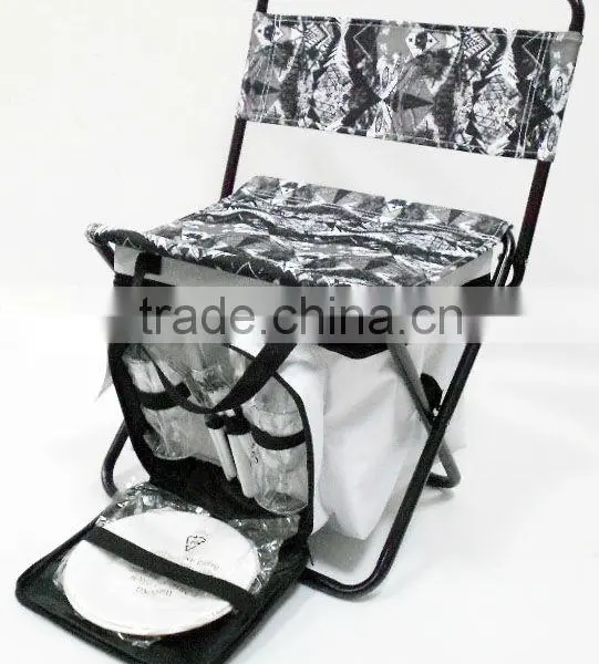 Folding Cooler Chair / Folding Fishing Chair With Cooler