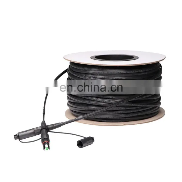 DYS 1 Core Outdoor Fiber Optic MINI IP Connector Compatible OptiTap SC APC to SC/APC FTTH Drop Cable Assembly photo-5