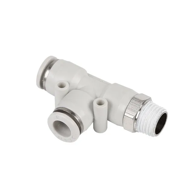 3 Way PD Series 4mm to 12mm T Type Plastic 1/2 Pneumatic Push to Connect Fittings photo-2