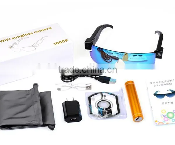 2015 Unique Design Smart Home Wifi Sunglasses Camera 2.0 Megapixel CMOS and 720P High-definition Resolution photo-6