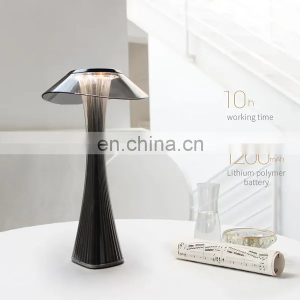 Modern LED Bedside Wireless Rechargeable Lamp Desk With 1200mAh Battery Table Lamp photo-3