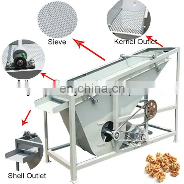 Low Price Walnut Shell and Kernel Separator Machine Nut Vibration Sieve Price photo-2