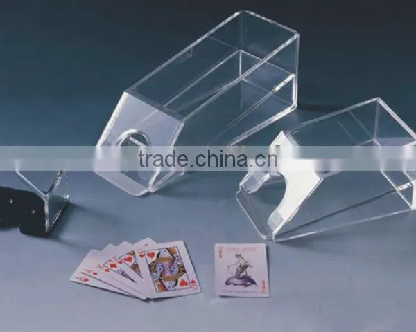 Professional Acrylic Transparent Black Jack Poker Shoe photo-5