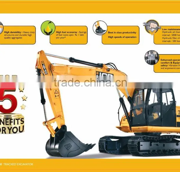 JCB JS 140 HYDRAULIC TRACKED EXCAVATOR photo-2