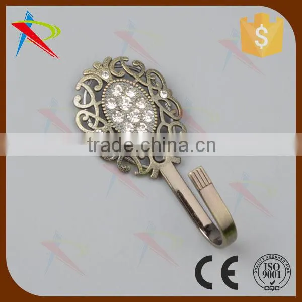 Metal Curtain Hooks Wall Decorative Tie Back Tieback