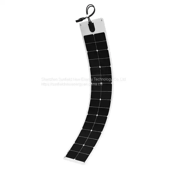 Solar Panel 50W 55W 60W 18V Flexible Solar Module Custom Shape Size Output Power Volt photo-5