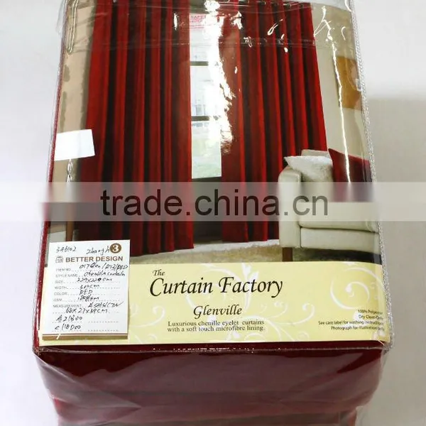 GLENVILLE LUXURIOUS CHENILLE EYELET CURTAINS WITH A SOFT TOUCH MICRO FIBER LINNING photo-2