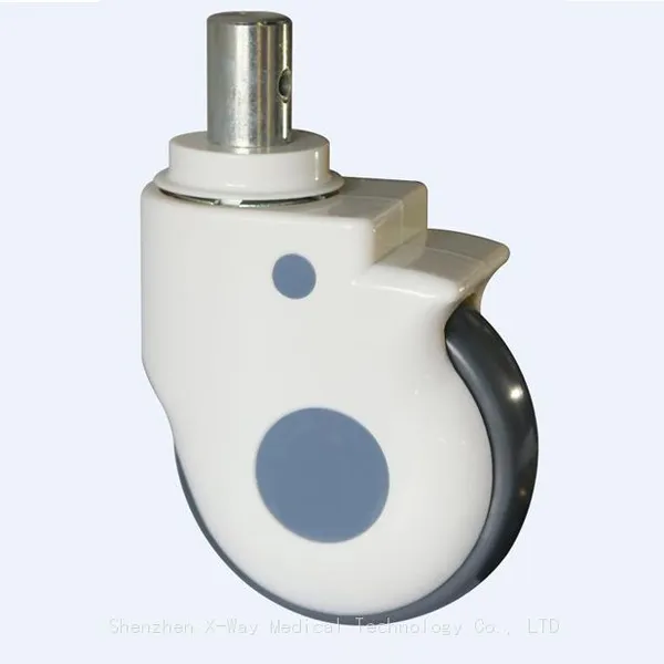 Heavy Duty Hospital Bed Caster Wheels, Medical Imaging Equipment and Vehicle Nylon Trolley Castor Wheel photo-2