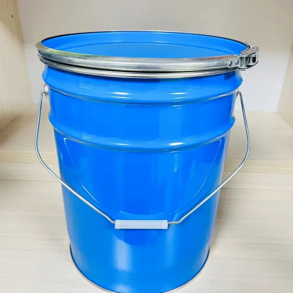 Tinplate Paint Bucket 20 Liter Packaging Bucket Tin Bucket Metal Drum Iron Bucket Tin Bucket Paint Bucket photo-3