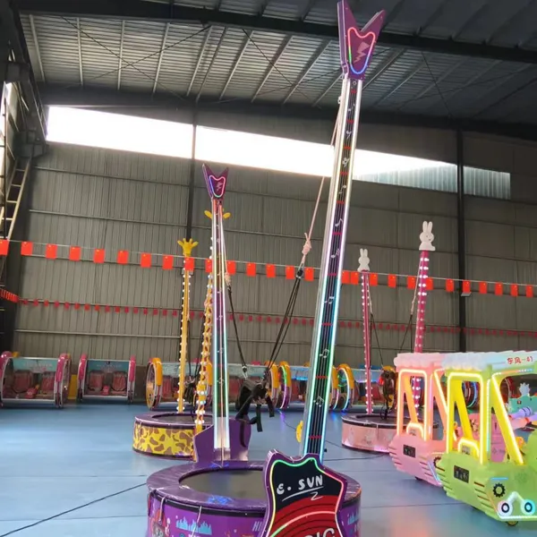 Park Backyard Carnival Ride Big Single Para 5 Trailer Jump 4 in 1 Jumping 4 2 1 Persons Bungee-trampoline Bungee Trampoline photo-2