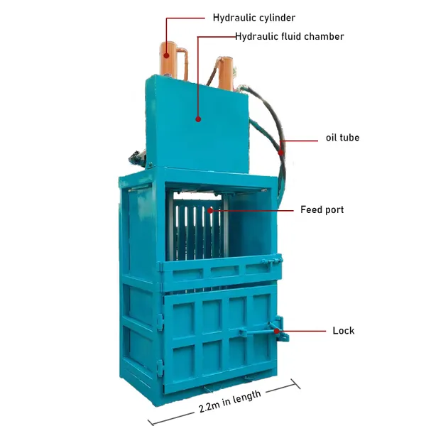 Semi-automatic Vertical Hydraulic Baling Machine Hydraulic Baling Machine for Waste Paper Board