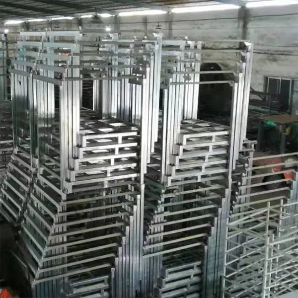 Industrial Stackable Iron Pallet Rack for Warehouse Nesting Solutions photo-4