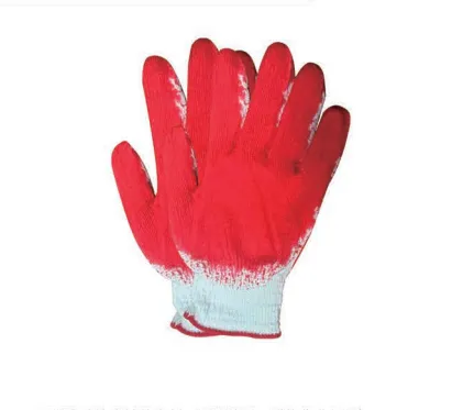 Nitrile Half-Coated Cotton Yarn Gloves, Oil-Resistant Anti-Puncture Work Gloves