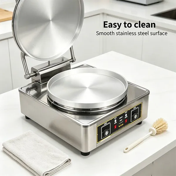 Professional DBD-D53 Flatbread Baker Machine 5KW Electric Pancake Griddle With Overheat Protection for Breakfast Shops photo-3