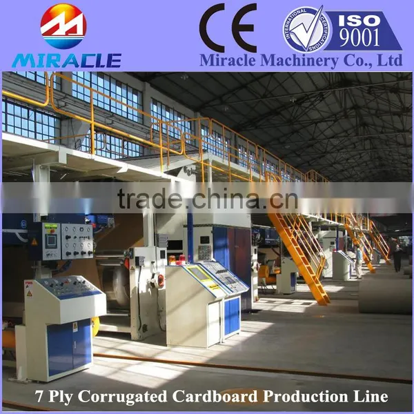 5 Layers Corrugated Board Forming Machine, Single Facer for Corrugated Board Plant photo-4
