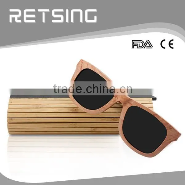 Custom Sunglass Case Oval Bamboo Case photo-4