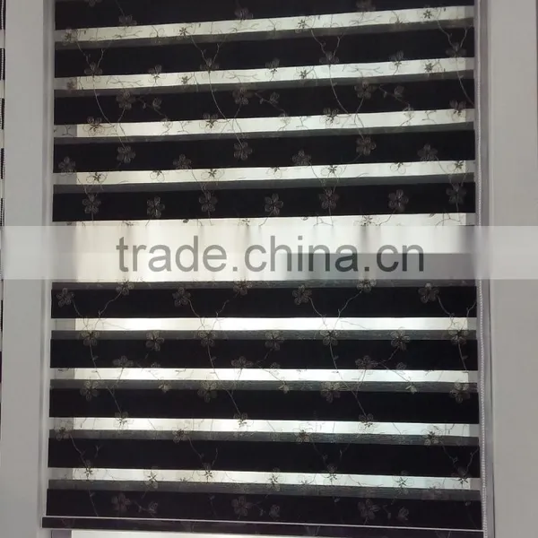 Embroided Fabric of Zebra Blinds photo-3
