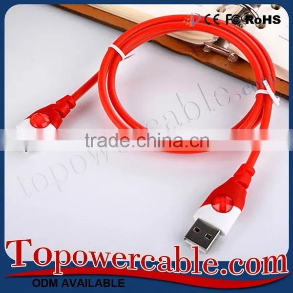 Manufacturing Mobile Phone Micro Usb 3.0 Transfer Data Cables With Led Light Up photo-4