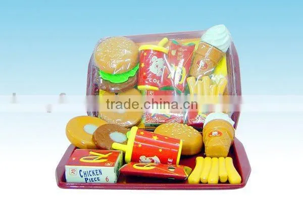 Simulation Plastic Mcdonald Food Play Set