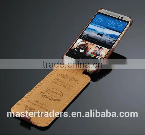 Original Fashion 64 Grain Flip PU Leather Case For HTC One M9 MT-3555 photo-4