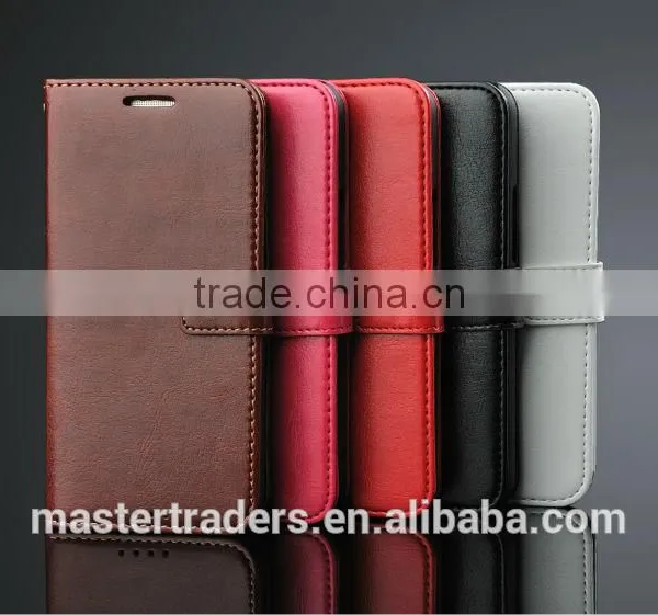 Original Fashion 64 Grain Stand Wallet Flip PU Leather Case With Card Slot For HTC One M9 MT-3459 photo-2