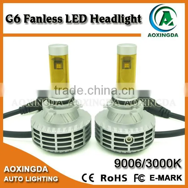 3000K 4300K 6500K 8000K 10000K G6 All in One LED Headlight 9006 6000LM photo-5