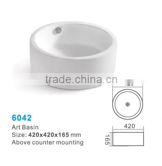 Ceramic Wall Hung Basin Sanitary Ware Art Basin photo-5