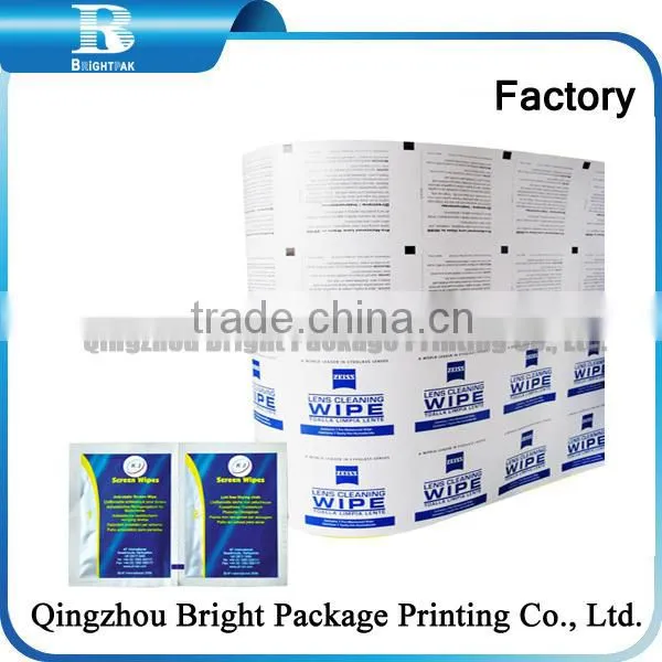 Aluminum Foil Paper Packing Lemon Cleaning Wipes, Aluminium Foil Paper Packaging for Adult Wet Wipes, Cleaning Wet Wipes photo-4
