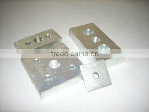 6063 Extruded Aluminum Block With Anodizing and CNC Machining photo-2