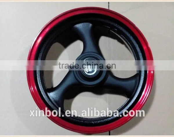 13 Inch Motorcycle Aluminum Alloy Front Wheel With Red Edge