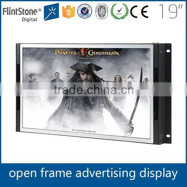 Flintstone 19 Inch Open Frame LCD Kiosk Screen, Promotional Advertisement, Digital Signage Kiosk photo-2