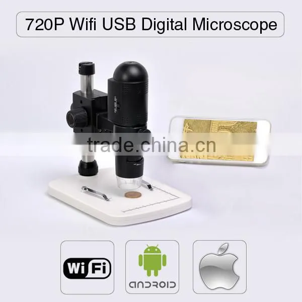 Ipad, Iphone Compatible 720P HD Wireless/Wifi Microscope, Wifi USB Digital Microscope With LED and Battery photo-4