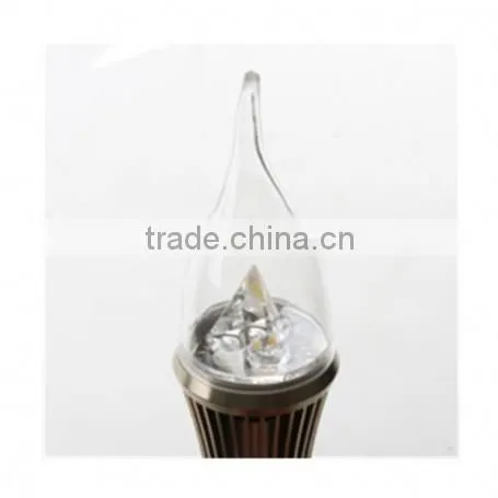 LED Candle Bulb 300LM High Power Cool White E14 3W LED Candle Bulb Light photo-3
