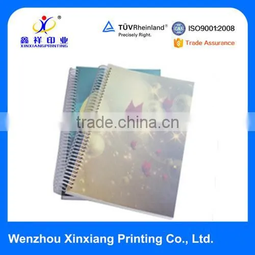 Decoration cover of printed eco recycled paper notebook