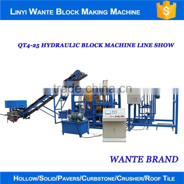 QT4-25 Sand and Cement Brick Making Machine Hollow Block Machine for Sale photo-3