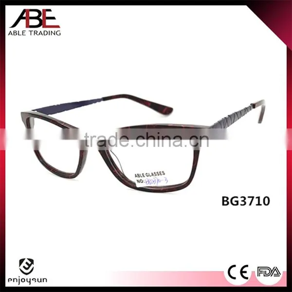 2016 Unisex High Quality Handmade Acetate Eyeglasses Optical Frames Optics Spectacle FDA Supplier's Choice photo-3