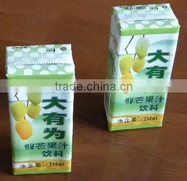 Semi Automatic 250ml Juice Carton Box Filling Sealing Machine Factory photo-2