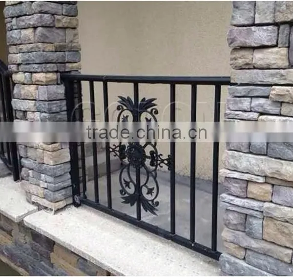 Assembled no Welding Wrought Iron Balcony Railing photo-2