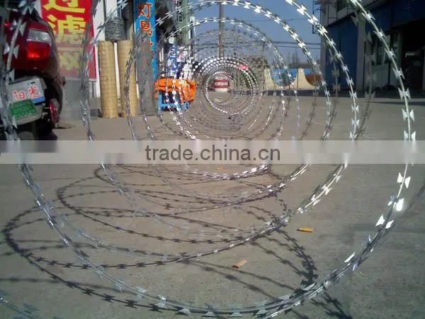 Razor Barbed Wire /razor Wire CBT-65/razor Wire Fence/concertina Razor Fence Factory photo-5