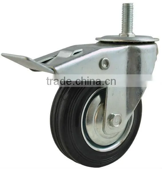 Black Rubber Caster photo-6