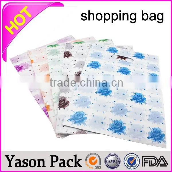 Yason Merry Christmas Shopping Bags Christmas Gift Packing Plastic Shopping Bag photo-3