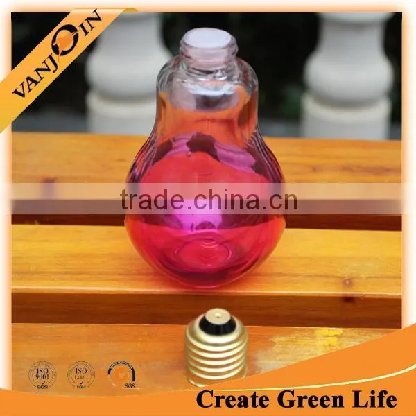 Glass Light Bulb Flower Vase, Stem Holder Collection photo-5