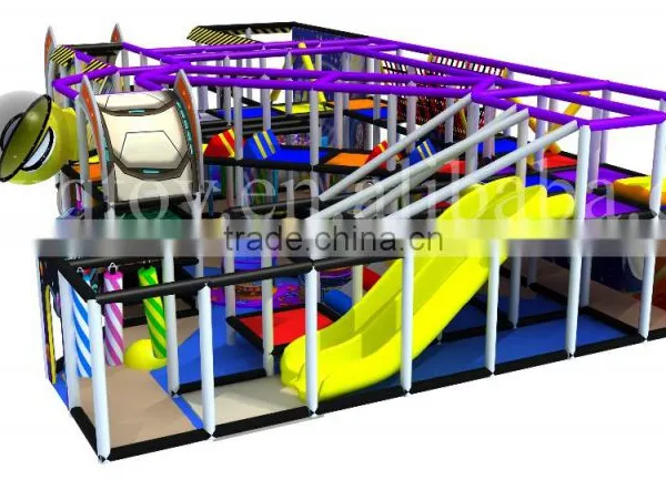 Customized Size Space Theme Kids Indoor Playground With Slides and Ball Pit photo-4