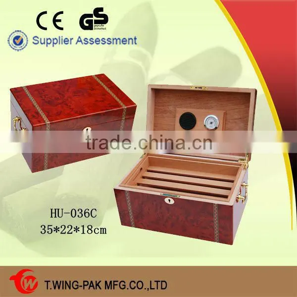 Homemade Vintage Spanish Cedar Wood Cigar Humidor photo-2